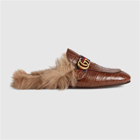 gucci slippers outlet|gucci crocodile slippers.